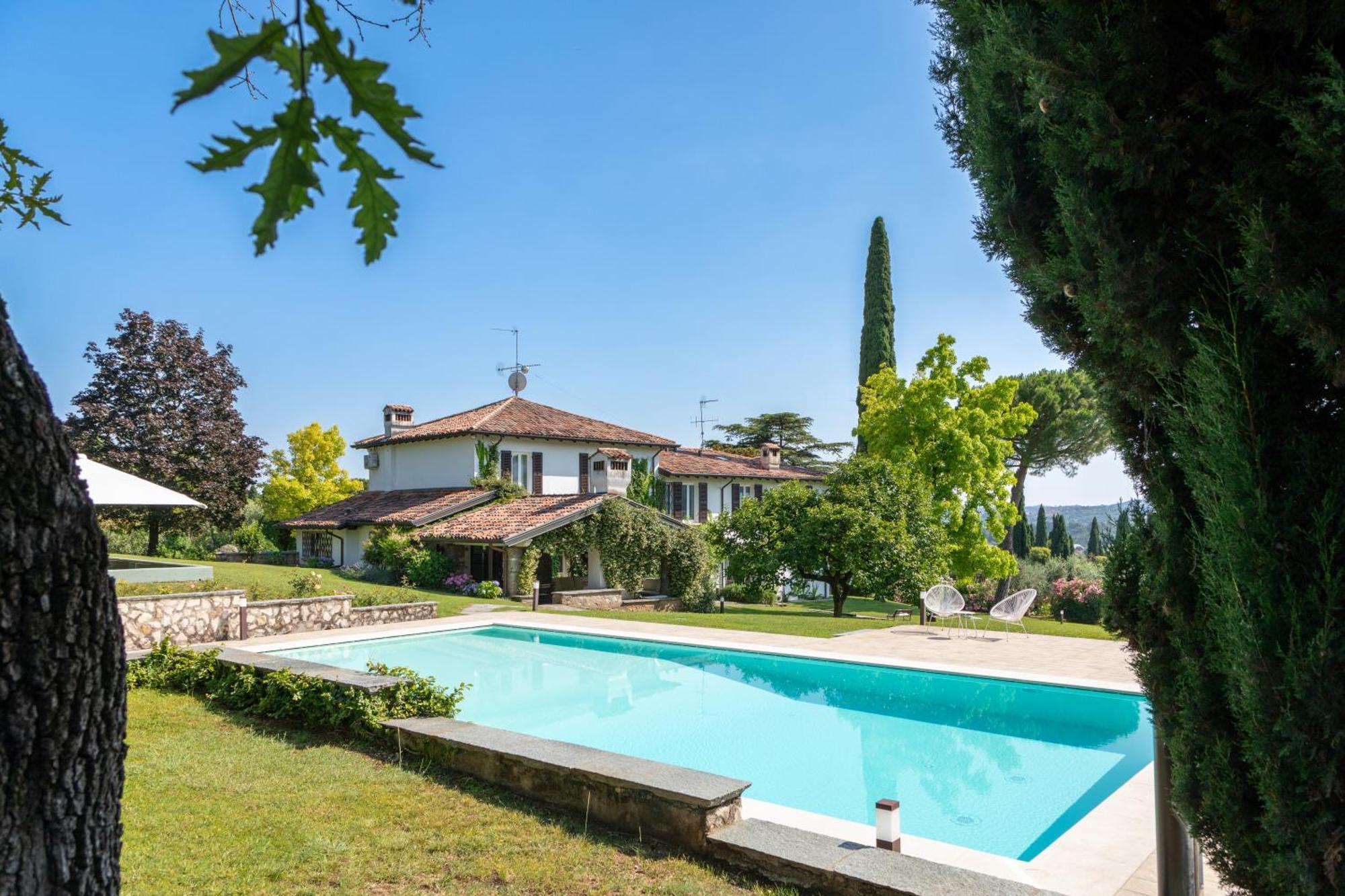 Poderi La Rocchetta Luxury Villa On The Hills Of Lake Garda San Felice del Benaco Exterior foto