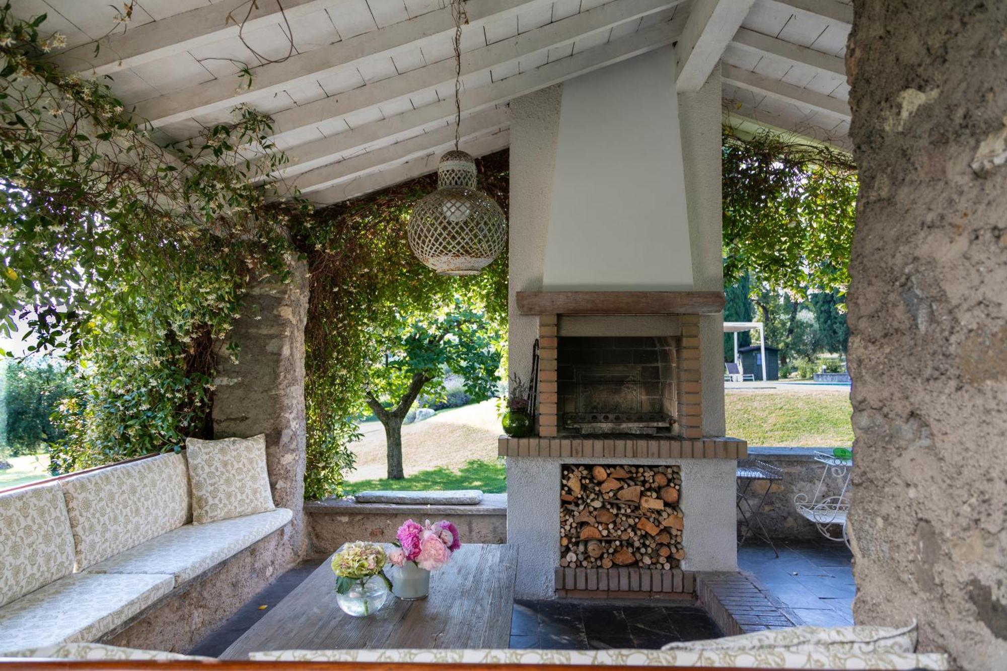Poderi La Rocchetta Luxury Villa On The Hills Of Lake Garda San Felice del Benaco Exterior foto